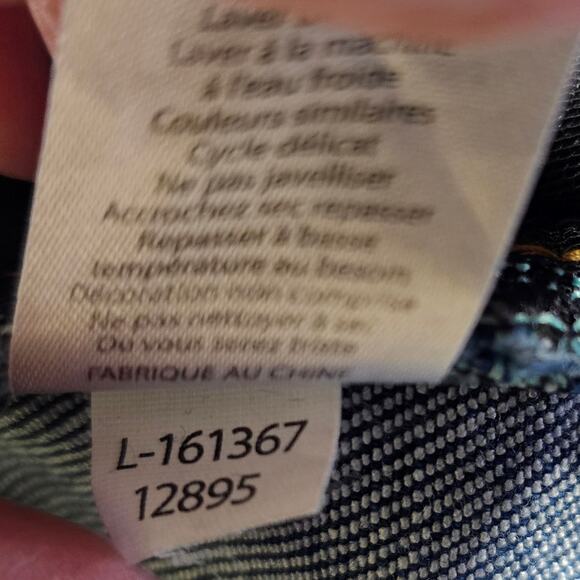 LulaRoe Magic Waist Denim Stretch Distressed Skinny Jeans Size 40 - Picture 8 of 8